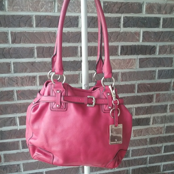 Etienne Aigner Red Leather Shoulder Bag - Picture 1 of 8